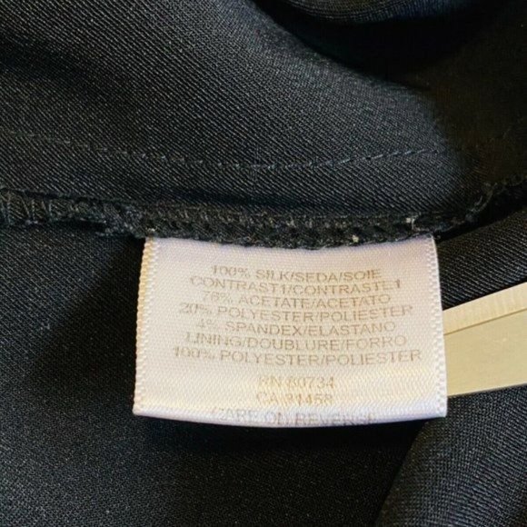 BGBG MAXAZRIA Silk Sheath Dress Ruffle Tie, Halter Top, Mid Length, Sleeveless - Picture 10 of 12